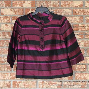 Talbots Multicolored Silk Top